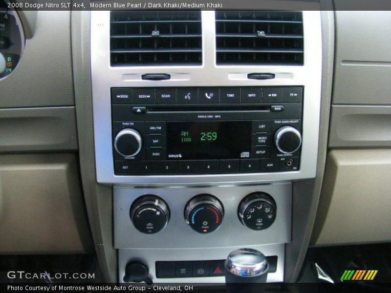 Modern Blue Pearl / Dark Khaki/Medium Khaki 2008 Dodge Nitro SLT 4x4