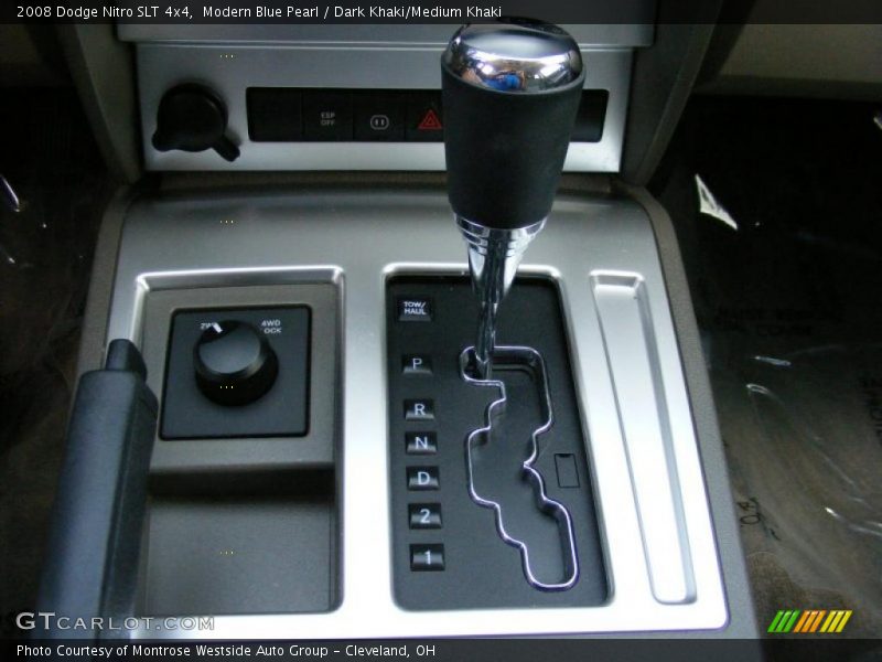 Modern Blue Pearl / Dark Khaki/Medium Khaki 2008 Dodge Nitro SLT 4x4