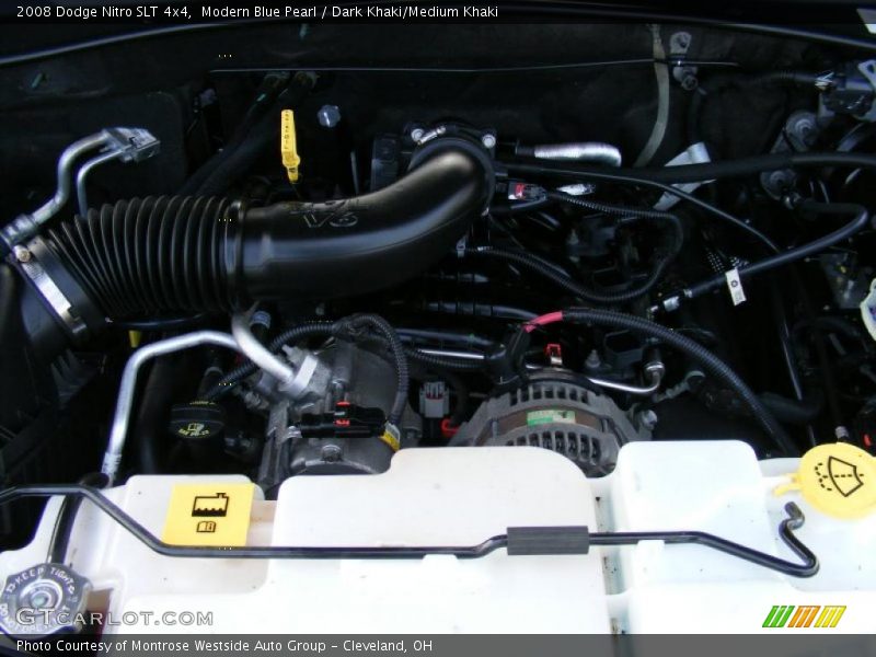 Modern Blue Pearl / Dark Khaki/Medium Khaki 2008 Dodge Nitro SLT 4x4