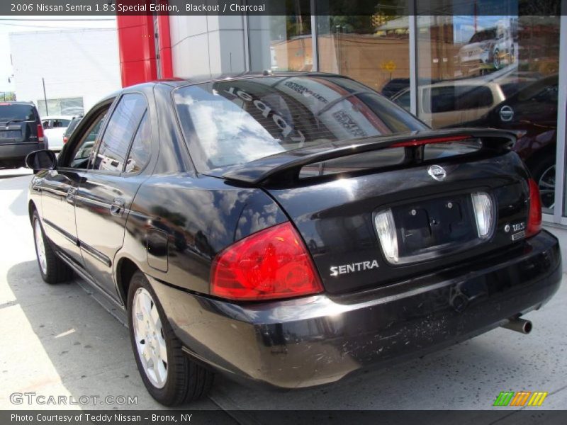 Blackout / Charcoal 2006 Nissan Sentra 1.8 S Special Edition