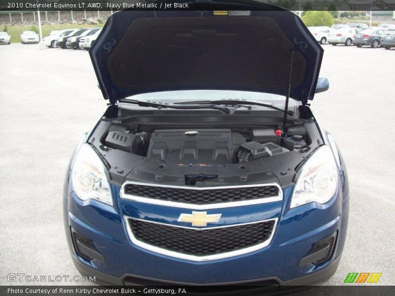 Navy Blue Metallic / Jet Black 2010 Chevrolet Equinox LT AWD