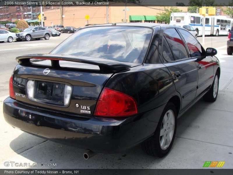 Blackout / Charcoal 2006 Nissan Sentra 1.8 S Special Edition