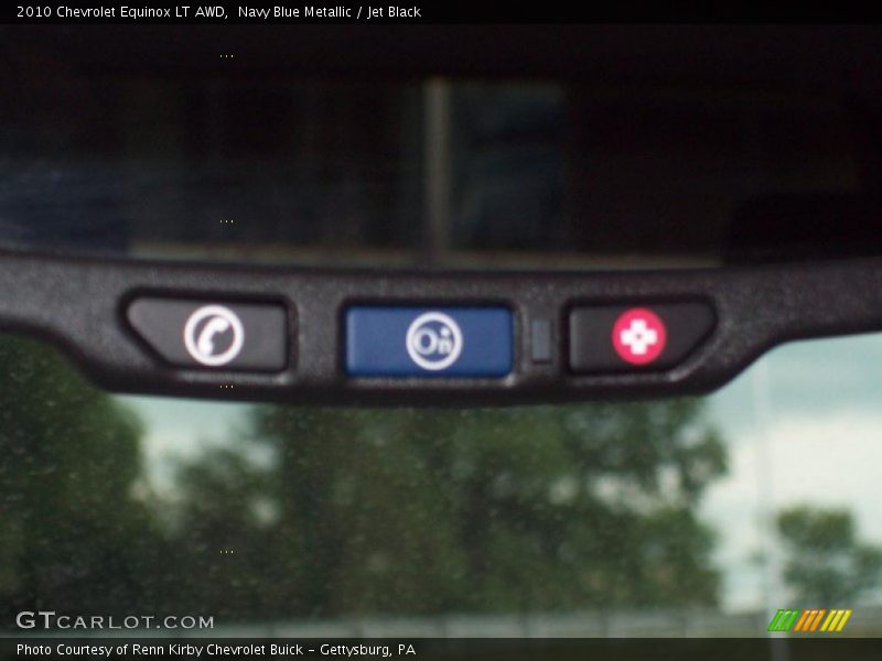 Navy Blue Metallic / Jet Black 2010 Chevrolet Equinox LT AWD