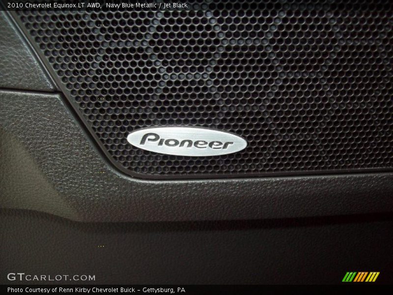 Navy Blue Metallic / Jet Black 2010 Chevrolet Equinox LT AWD