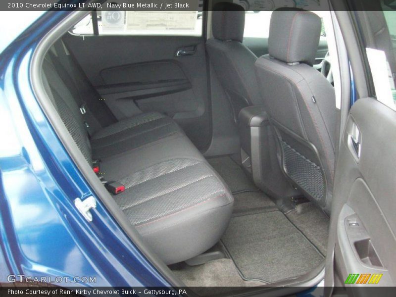 Navy Blue Metallic / Jet Black 2010 Chevrolet Equinox LT AWD