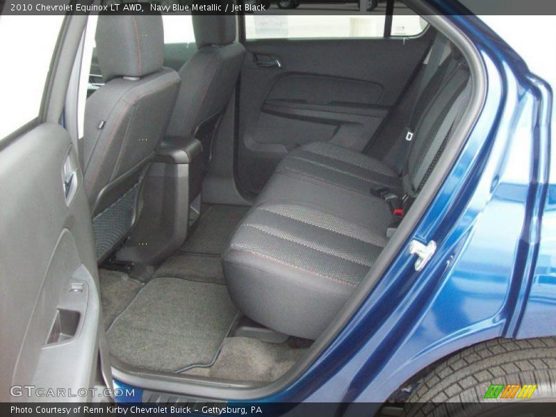Navy Blue Metallic / Jet Black 2010 Chevrolet Equinox LT AWD