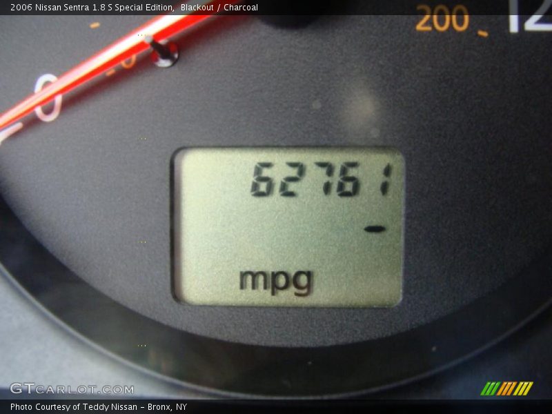 Blackout / Charcoal 2006 Nissan Sentra 1.8 S Special Edition