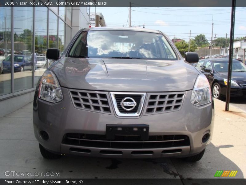 Gotham Gray Metallic / Black 2008 Nissan Rogue S AWD