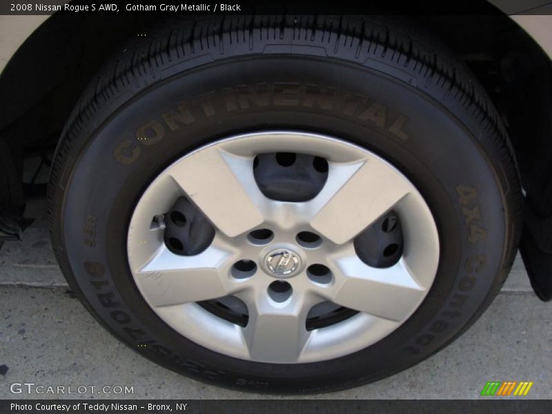 Gotham Gray Metallic / Black 2008 Nissan Rogue S AWD