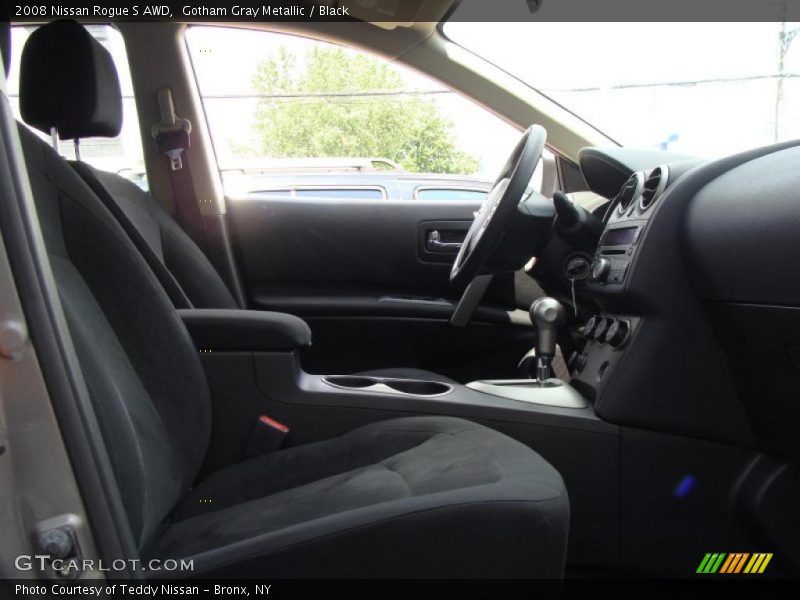 Gotham Gray Metallic / Black 2008 Nissan Rogue S AWD