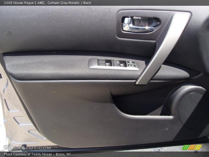 Gotham Gray Metallic / Black 2008 Nissan Rogue S AWD