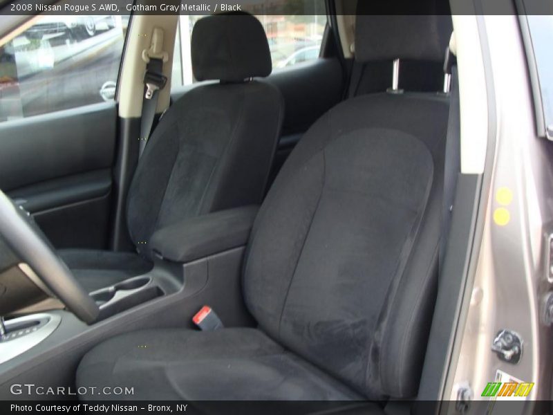 Gotham Gray Metallic / Black 2008 Nissan Rogue S AWD