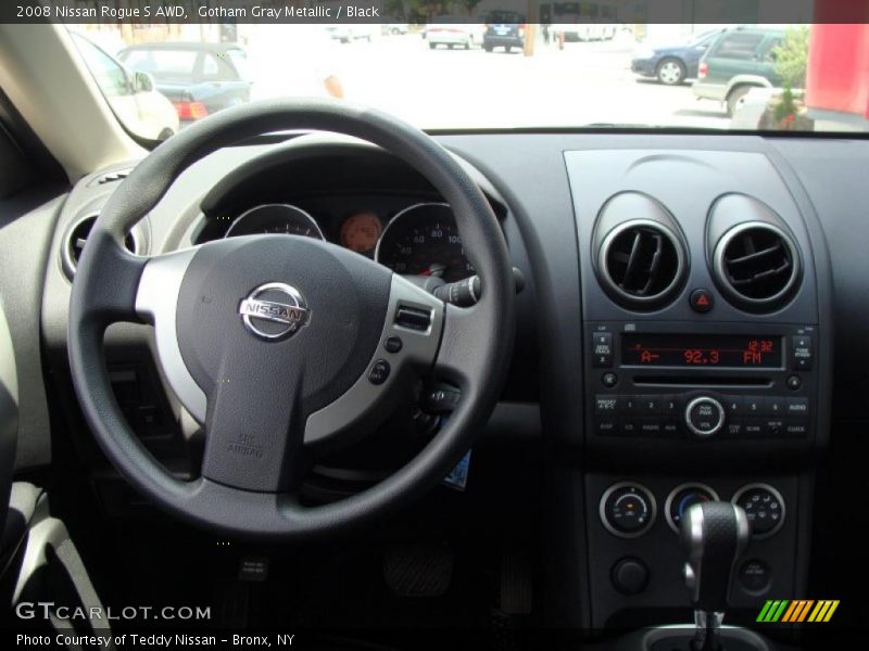 Gotham Gray Metallic / Black 2008 Nissan Rogue S AWD