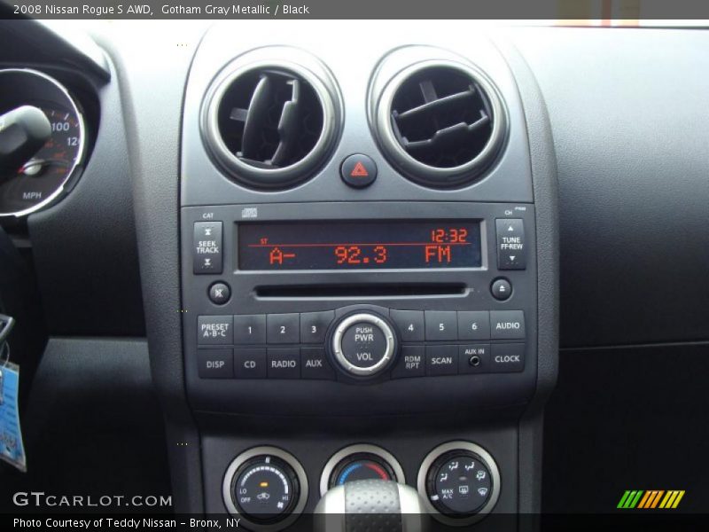 Gotham Gray Metallic / Black 2008 Nissan Rogue S AWD