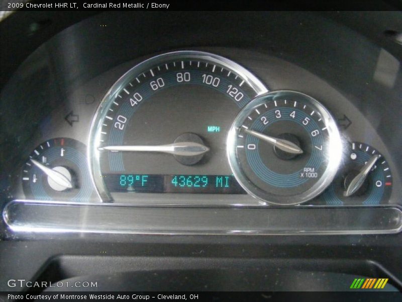 Cardinal Red Metallic / Ebony 2009 Chevrolet HHR LT