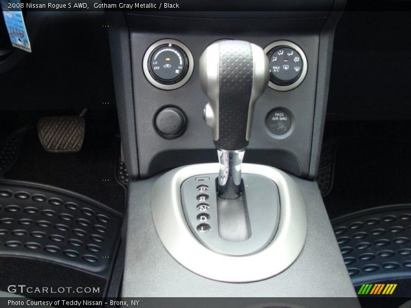 Gotham Gray Metallic / Black 2008 Nissan Rogue S AWD