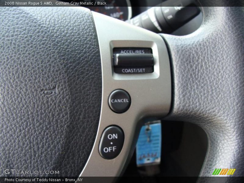 Gotham Gray Metallic / Black 2008 Nissan Rogue S AWD