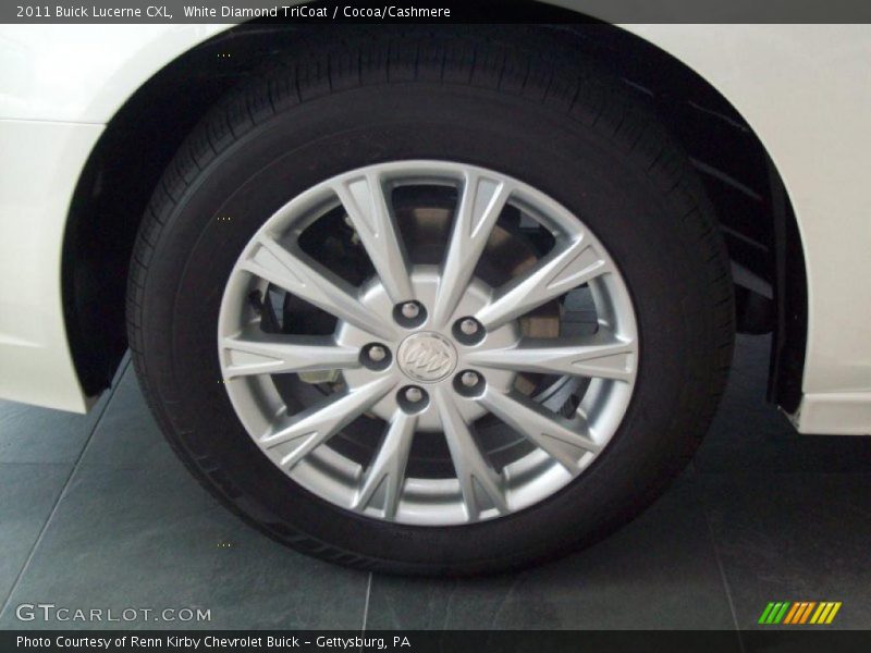 White Diamond TriCoat / Cocoa/Cashmere 2011 Buick Lucerne CXL
