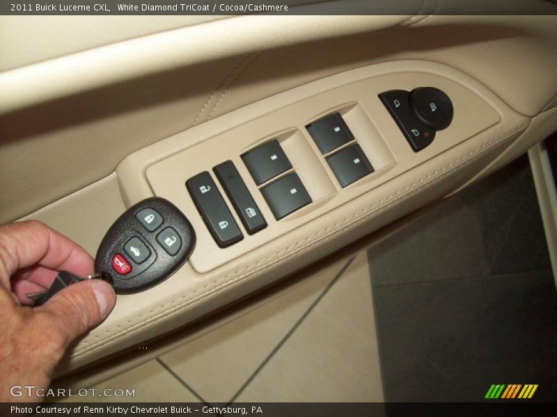 White Diamond TriCoat / Cocoa/Cashmere 2011 Buick Lucerne CXL