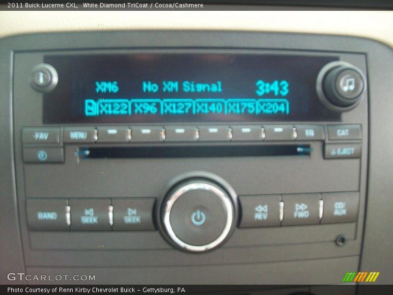 White Diamond TriCoat / Cocoa/Cashmere 2011 Buick Lucerne CXL