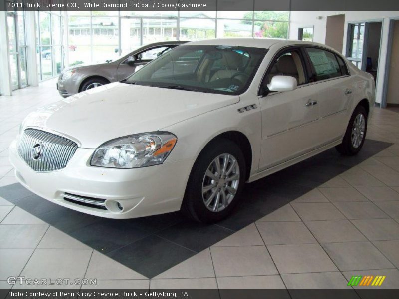 White Diamond TriCoat / Cocoa/Cashmere 2011 Buick Lucerne CXL