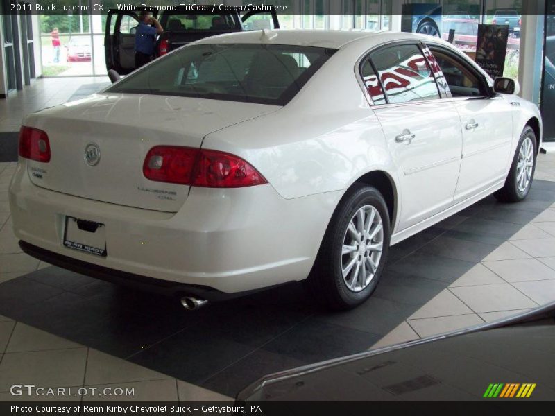 White Diamond TriCoat / Cocoa/Cashmere 2011 Buick Lucerne CXL