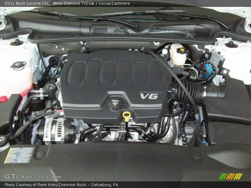 White Diamond TriCoat / Cocoa/Cashmere 2011 Buick Lucerne CXL