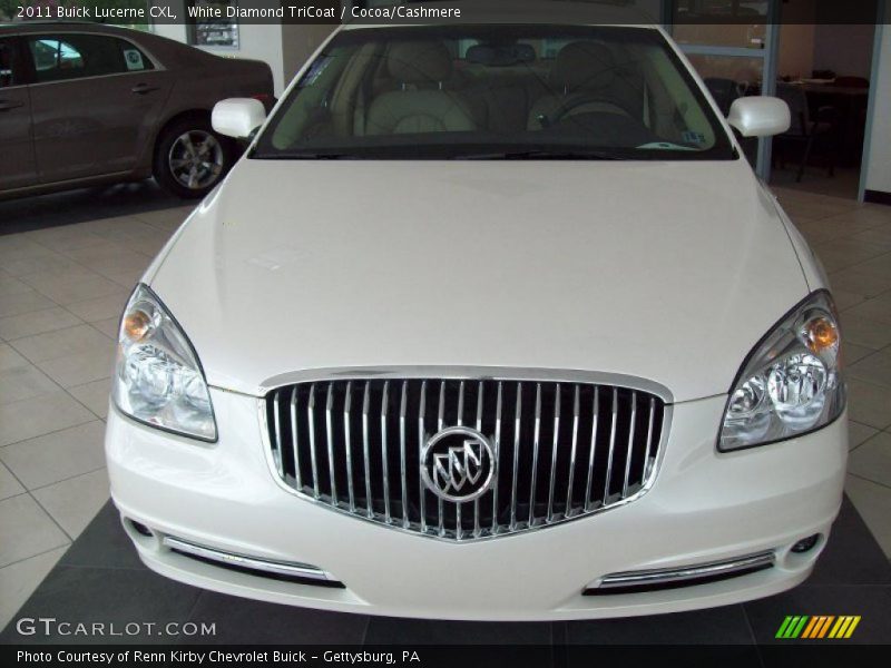 White Diamond TriCoat / Cocoa/Cashmere 2011 Buick Lucerne CXL