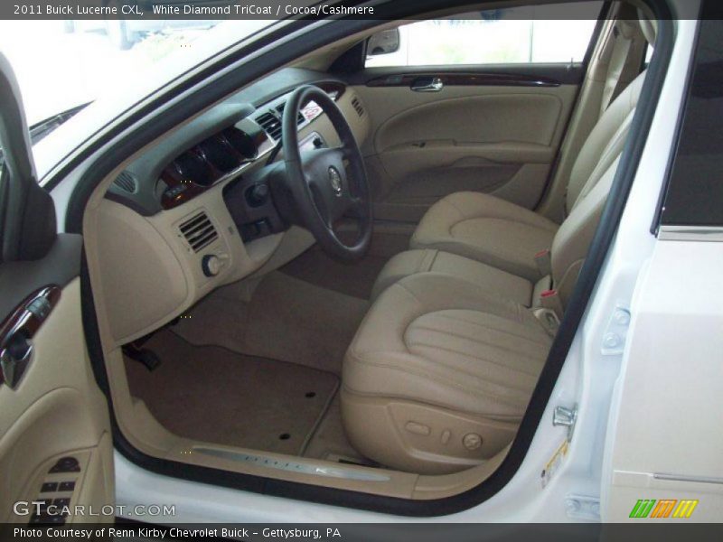 White Diamond TriCoat / Cocoa/Cashmere 2011 Buick Lucerne CXL
