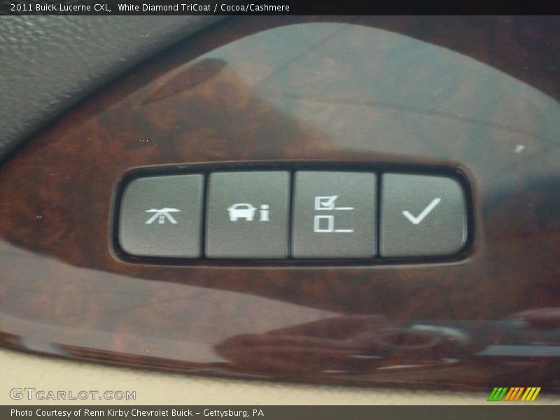 White Diamond TriCoat / Cocoa/Cashmere 2011 Buick Lucerne CXL