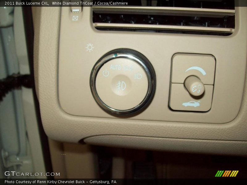White Diamond TriCoat / Cocoa/Cashmere 2011 Buick Lucerne CXL