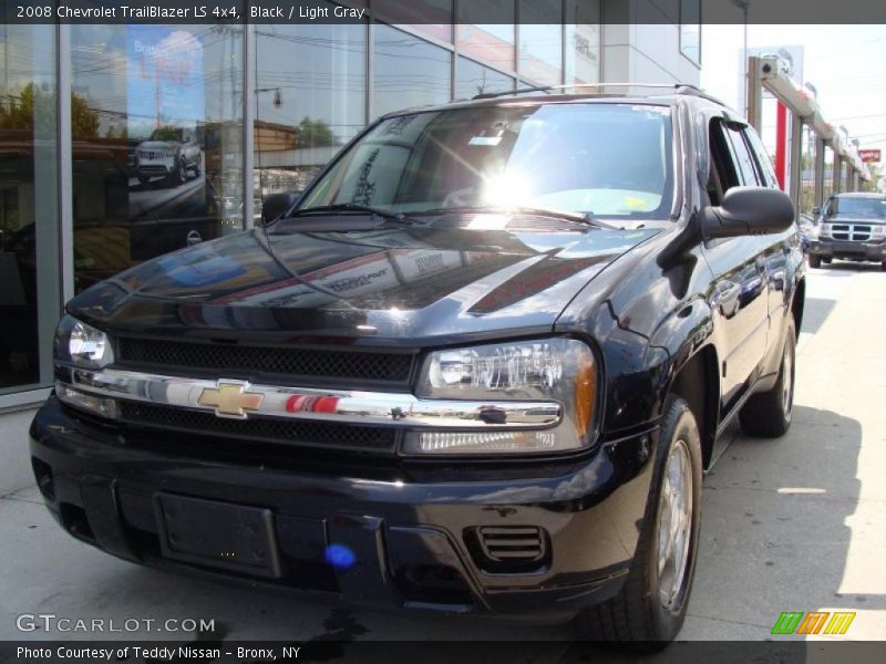 Black / Light Gray 2008 Chevrolet TrailBlazer LS 4x4