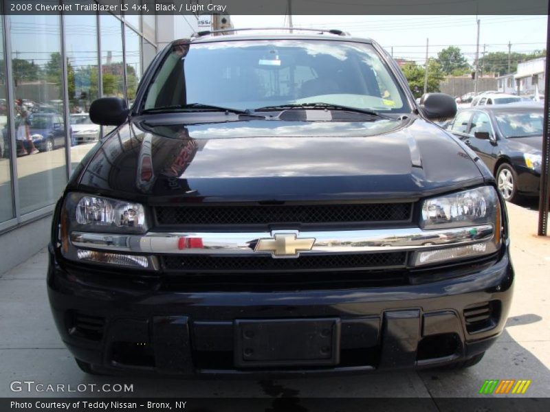 Black / Light Gray 2008 Chevrolet TrailBlazer LS 4x4