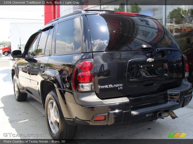 Black / Light Gray 2008 Chevrolet TrailBlazer LS 4x4