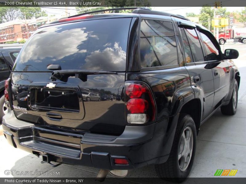 Black / Light Gray 2008 Chevrolet TrailBlazer LS 4x4