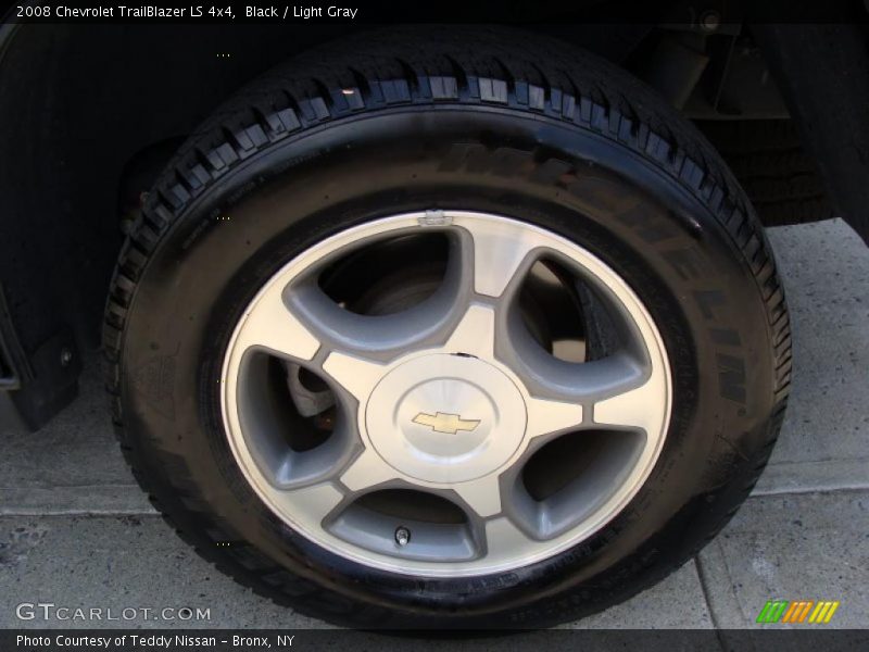 Black / Light Gray 2008 Chevrolet TrailBlazer LS 4x4