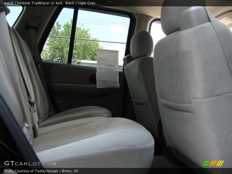 Black / Light Gray 2008 Chevrolet TrailBlazer LS 4x4