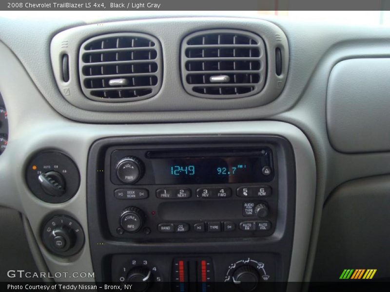 Black / Light Gray 2008 Chevrolet TrailBlazer LS 4x4