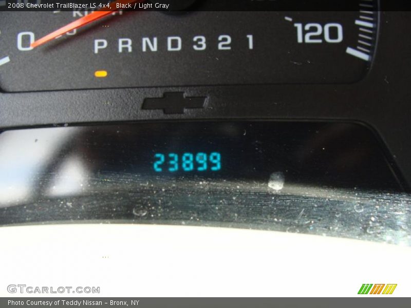 Black / Light Gray 2008 Chevrolet TrailBlazer LS 4x4