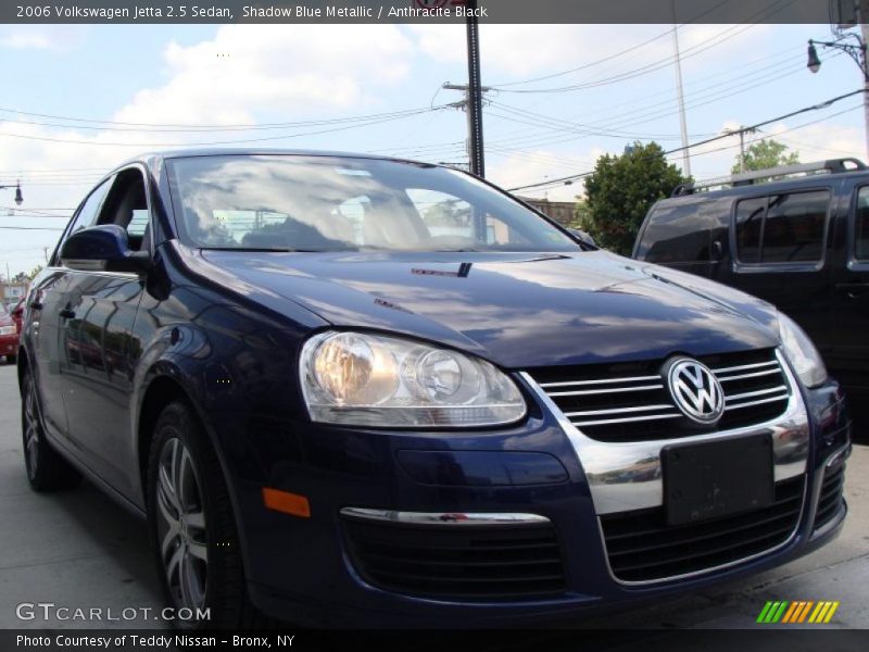 Shadow Blue Metallic / Anthracite Black 2006 Volkswagen Jetta 2.5 Sedan