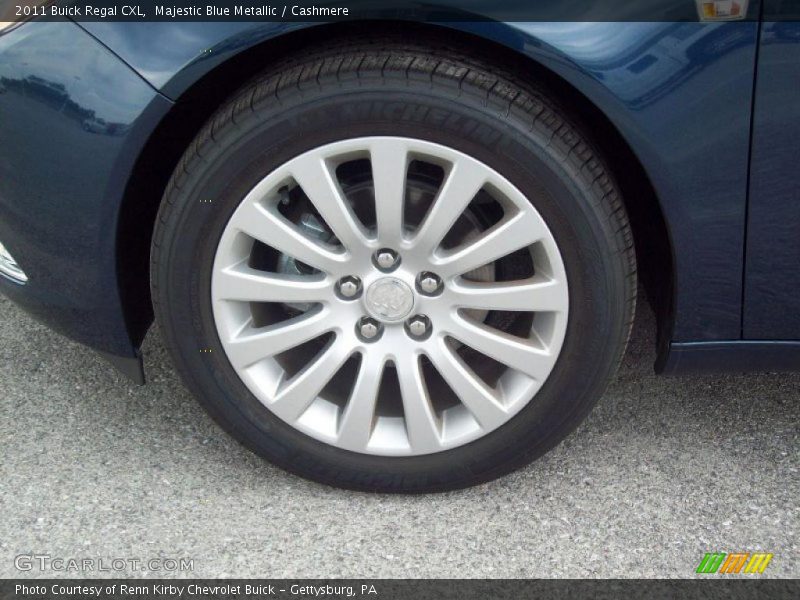 Majestic Blue Metallic / Cashmere 2011 Buick Regal CXL