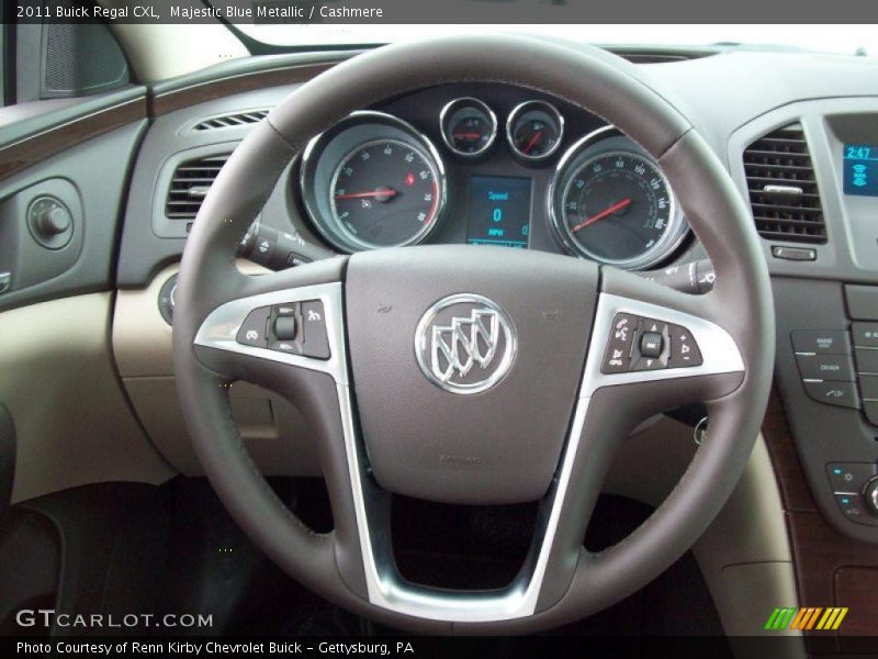 Majestic Blue Metallic / Cashmere 2011 Buick Regal CXL