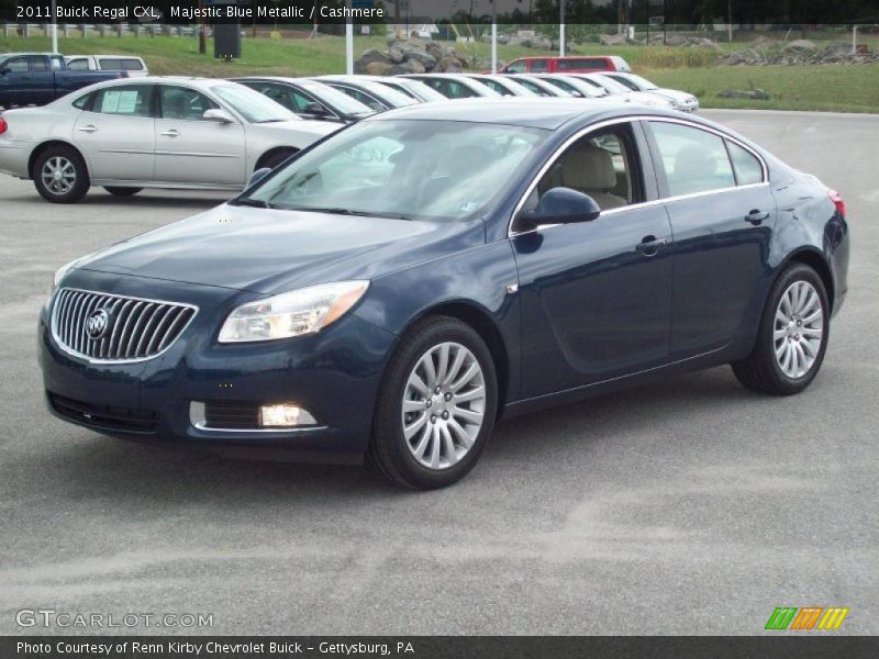 Majestic Blue Metallic / Cashmere 2011 Buick Regal CXL