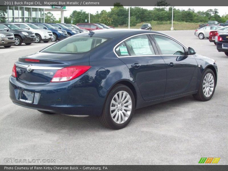 Majestic Blue Metallic / Cashmere 2011 Buick Regal CXL