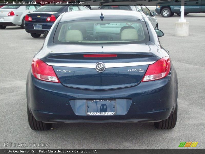Majestic Blue Metallic / Cashmere 2011 Buick Regal CXL
