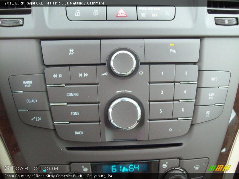 Majestic Blue Metallic / Cashmere 2011 Buick Regal CXL