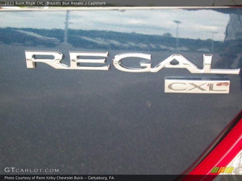 Majestic Blue Metallic / Cashmere 2011 Buick Regal CXL