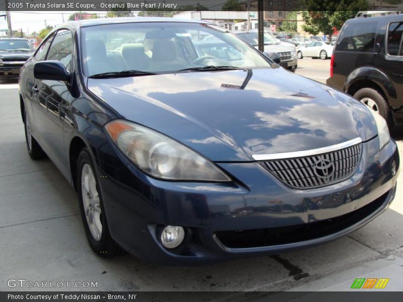 Oceanus Blue Pearl / Ivory 2005 Toyota Solara SE Coupe