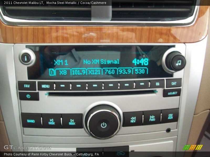 Mocha Steel Metallic / Cocoa/Cashmere 2011 Chevrolet Malibu LT