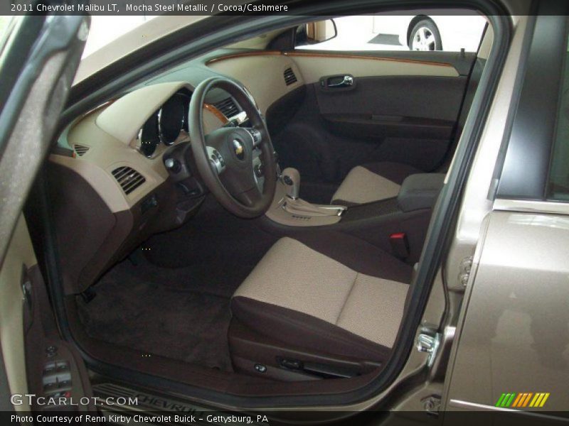 Mocha Steel Metallic / Cocoa/Cashmere 2011 Chevrolet Malibu LT